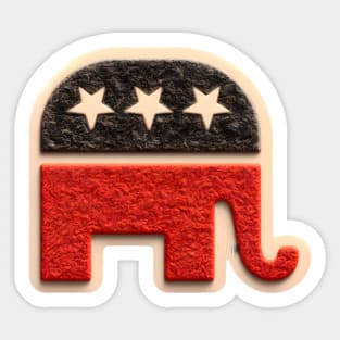 Republican party Sticker